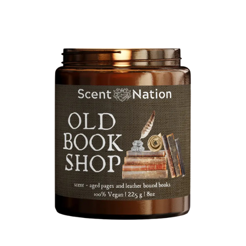 Scented Candle  - Old Book Shop