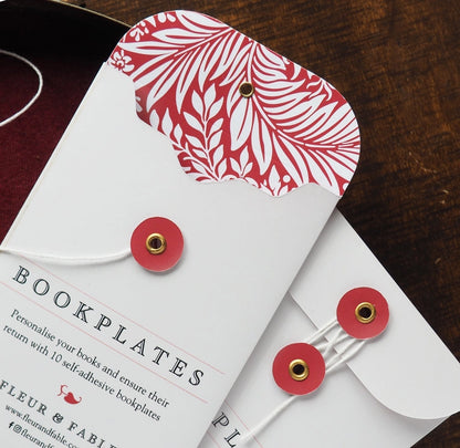 FOREST FLOWERS BOOKPLATE - 10 PACK