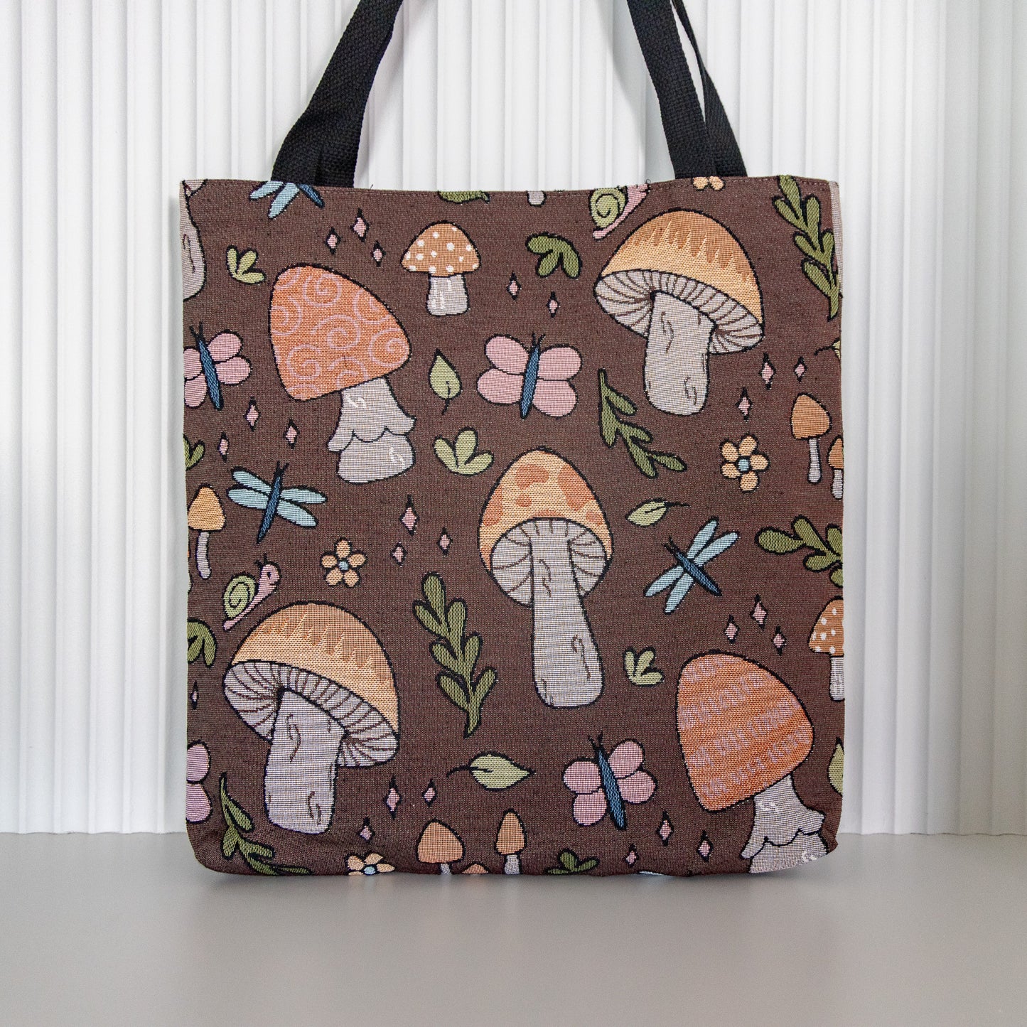 MUSHROOM TAPESTRY TOTE