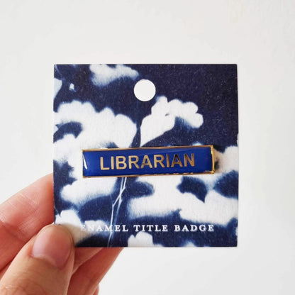 ENAMEL TITLE BADGE - VARIOUS