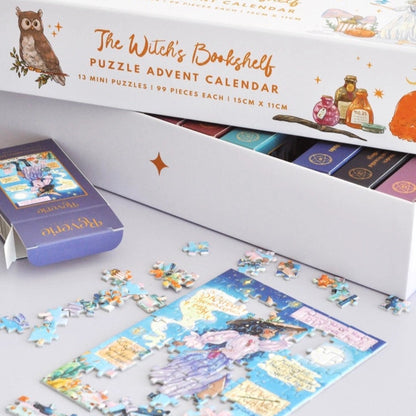 THE WITCHES BOOKSHELF - PUZZLE ADVENT CALENDAR