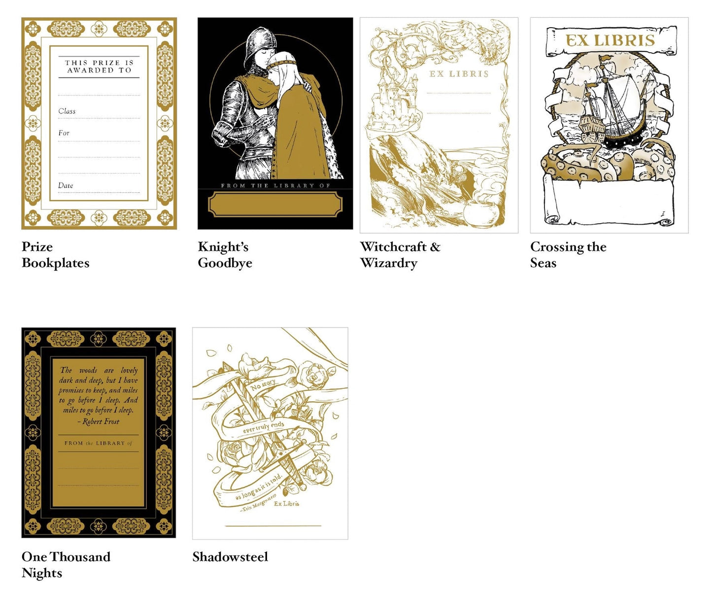 MIXED BOOKPLATES BOX SET - 25 PACK