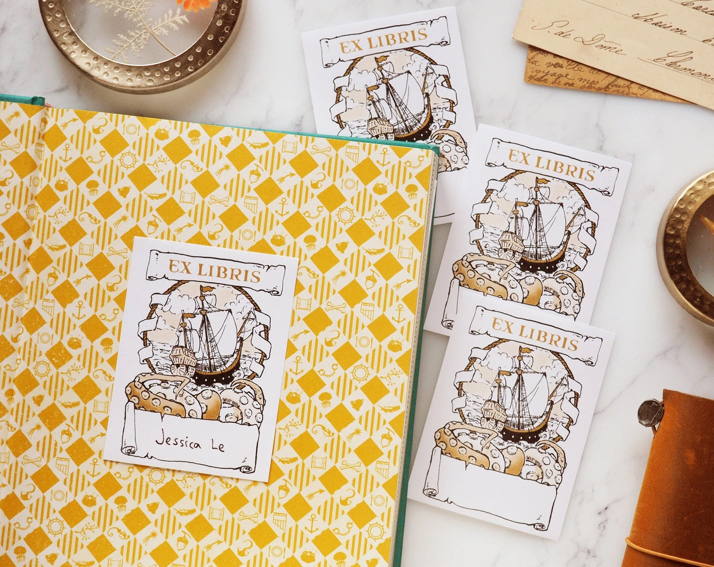 CROSSING THE SEAS BOOKPLATE - 10 PACK