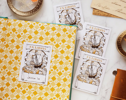 CROSSING THE SEAS BOOKPLATE - 10 PACK