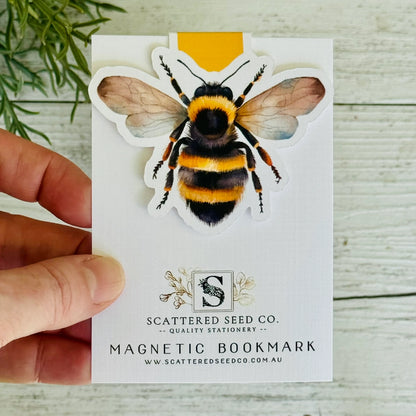 MAGNETIC BOOKMARK - BEE & HONEY