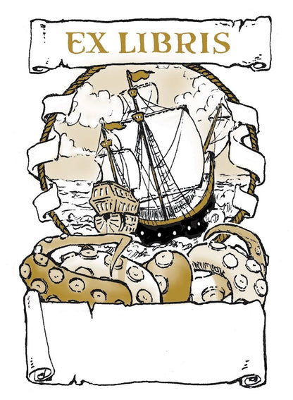 CROSSING THE SEAS BOOKPLATE - 10 PACK