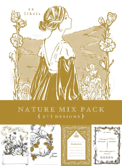 NATURE BOOKPLATE MIXED PACK - 10 PACK