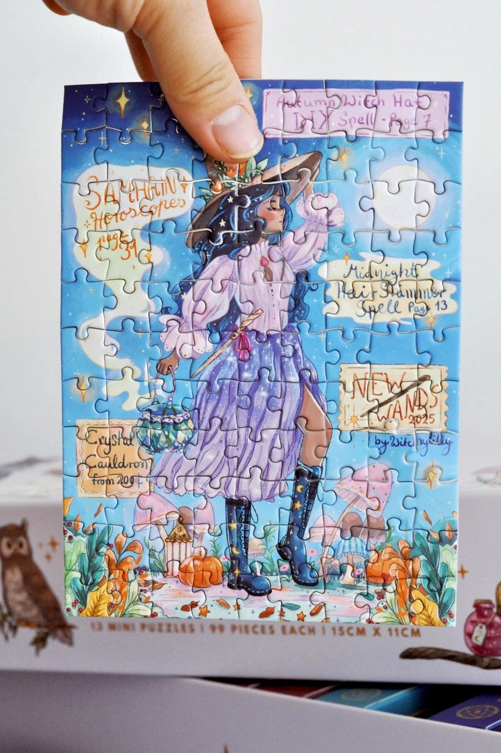THE WITCHES BOOKSHELF - PUZZLE ADVENT CALENDAR