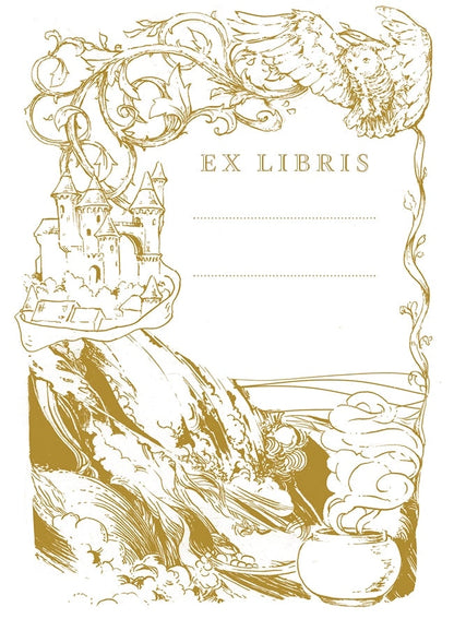 WITCHCRAFT & WIZARDRY BOOKPLATE - 10 PACK