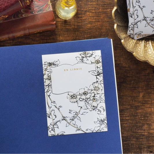 FOREST FLOWERS BOOKPLATE - 10 PACK