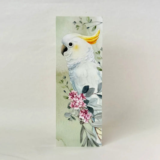 SULPHUR CRESTED COCKATOO BOOKMARK