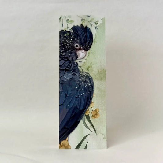 BLACK COCKATOO BOOKMARK