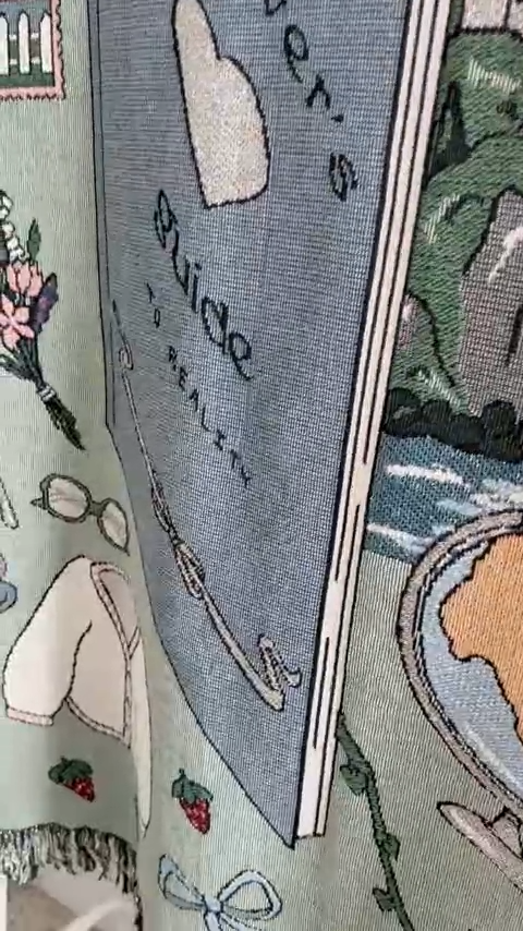 BOOK LOVER THROW BLANKET - WOVEN WITH METALLIC SILVER YARN